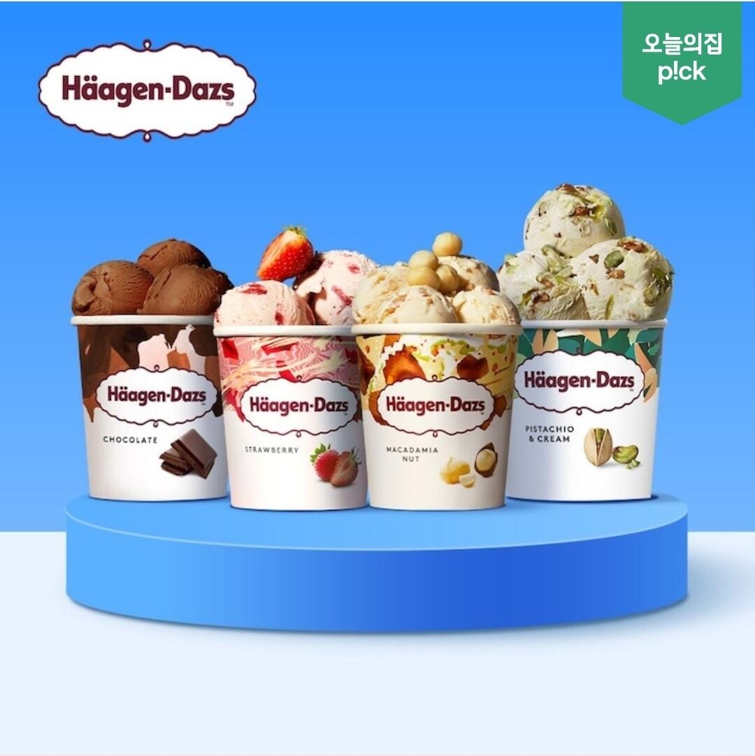 하겐다즈 파인트 2+2개 골라담기