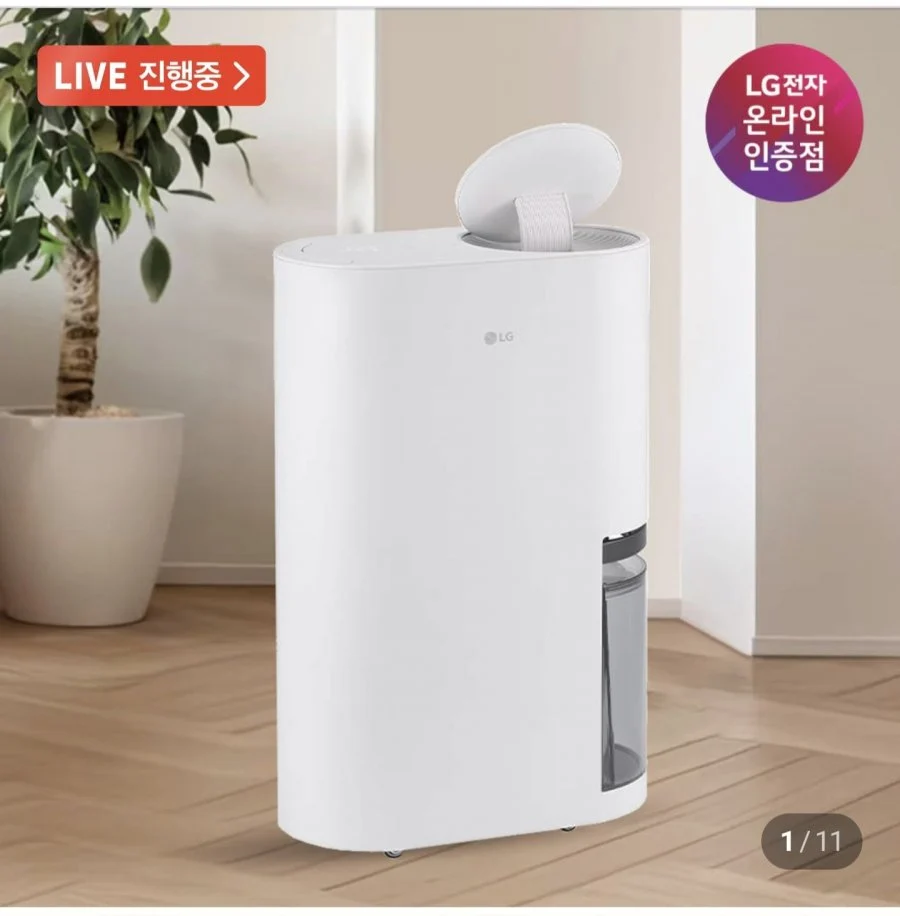 LG 휘센 오브제컬렉션 13L 제습기 DQ134MWEC 에센스화이트 1등급