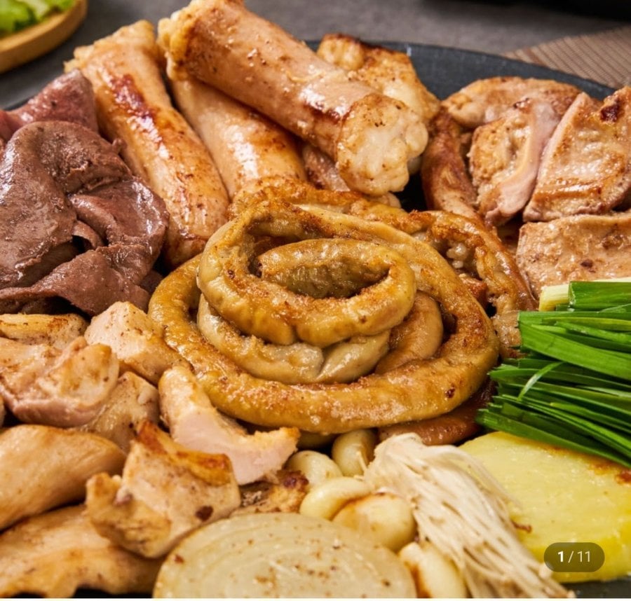 소곱창전골1kg 2팩+우동면 2팩
