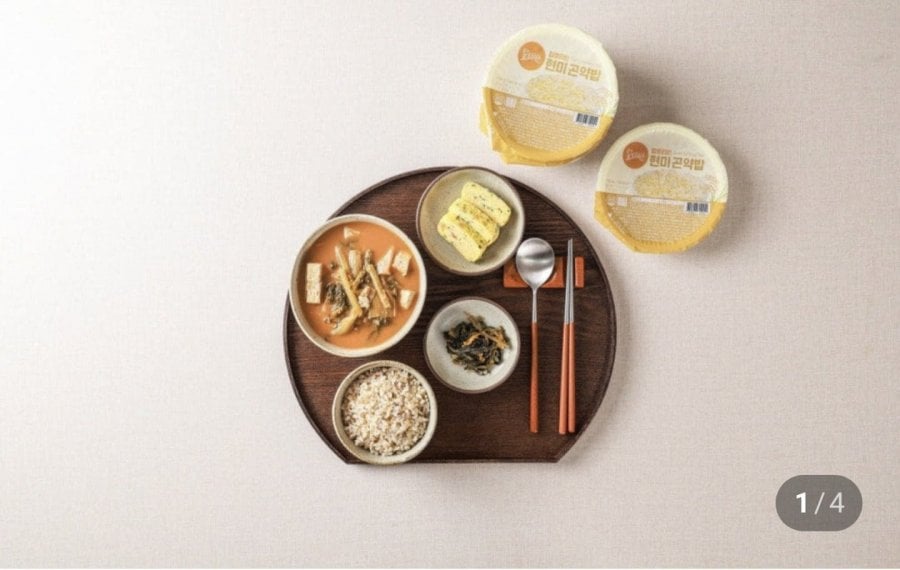 현미곤약밥 140g 30개 +사골분말20포