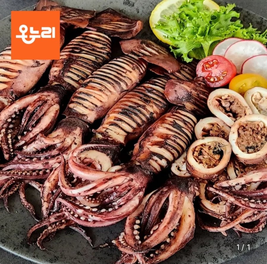 통찜용 오징어 급냉 600g