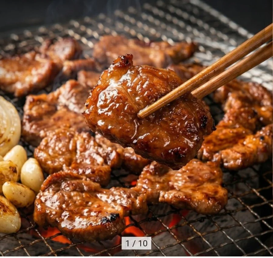 돼지왕구이 1kg + 1kg