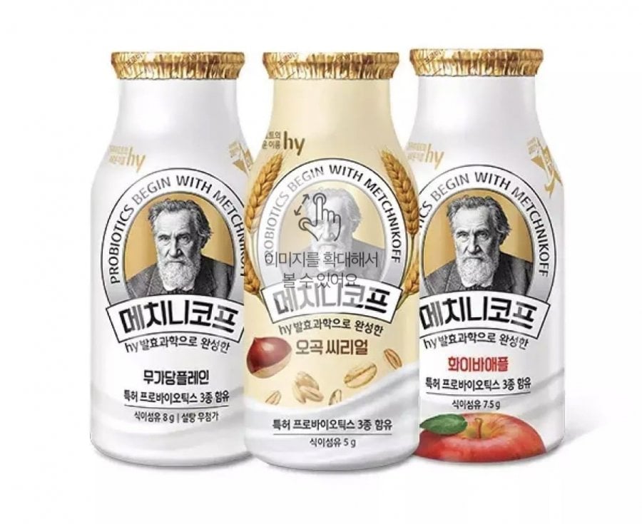 메치니코프 무가당플레인/화이바애플/오곡씨리얼 140ml x 24개