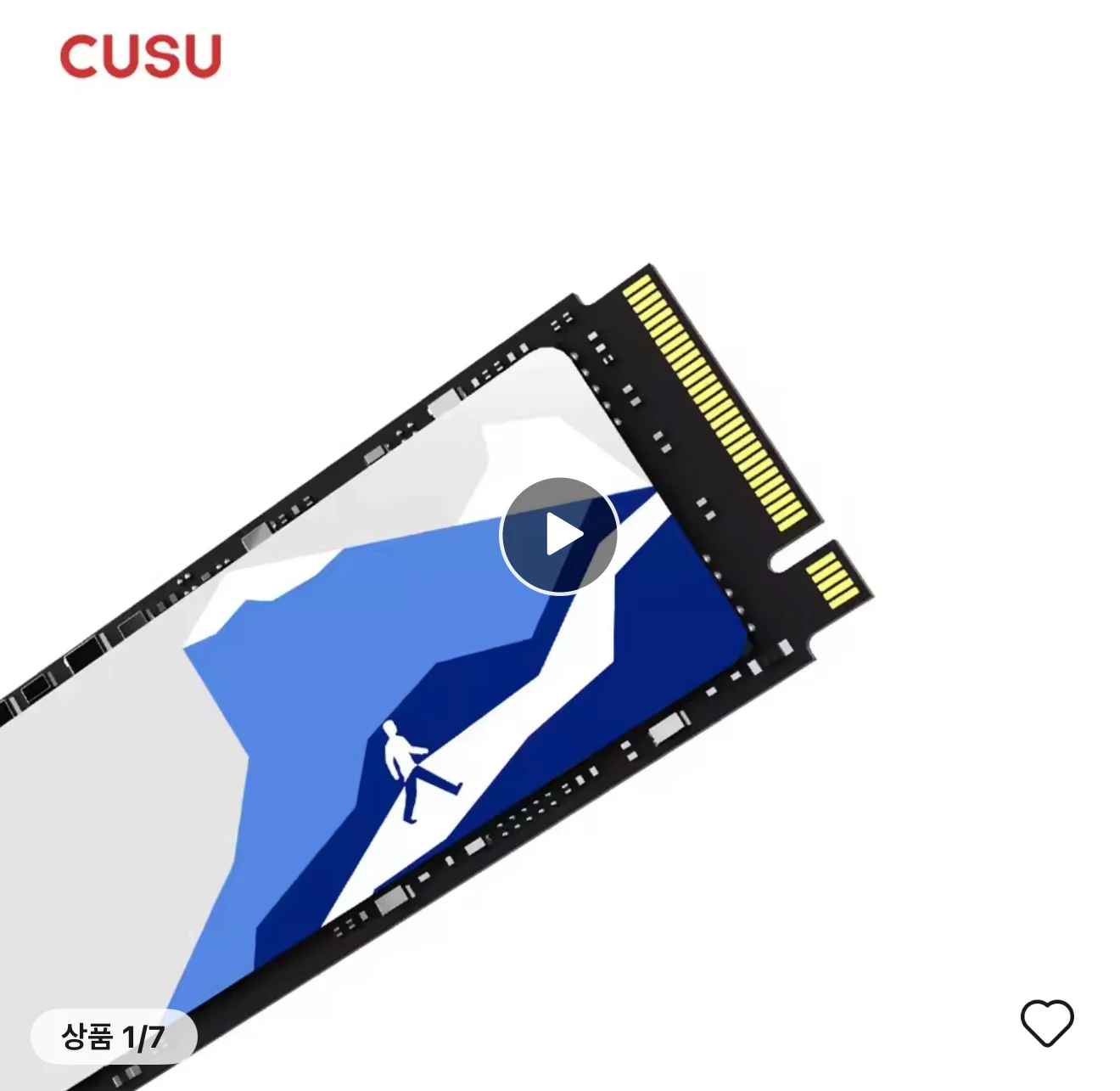 CUSU CV3500 M.2 NVMe 2280 2TB SSD (디램리스 TLC)