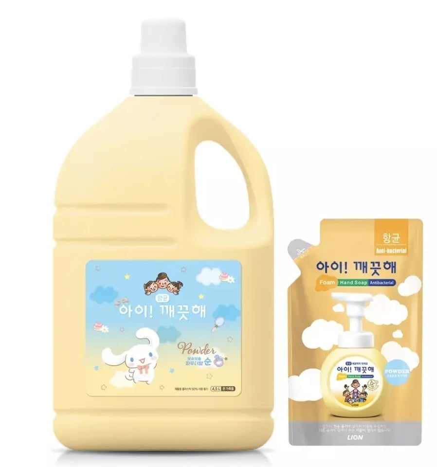 아이깨끗해시나모롤 핸드워시 4.5L, 1개+100ml 증정