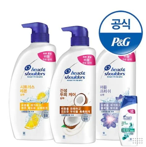 헤드앤숄더 샴푸 850ml 3개+미니샴푸 1개