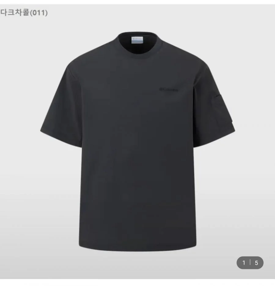 컬럼비아 여름 존대쉬 우븐 크루 반팔티셔츠