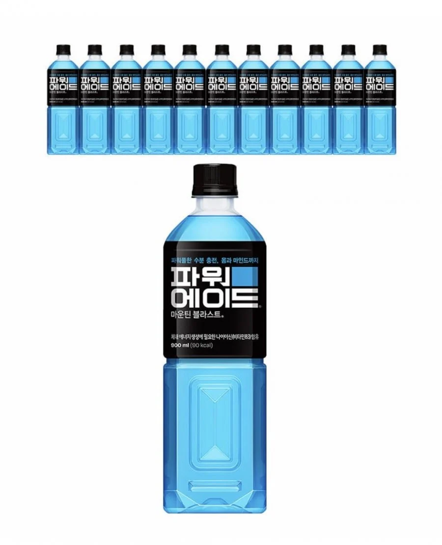 파워에이드 마운틴블라스트 900ml, 12개