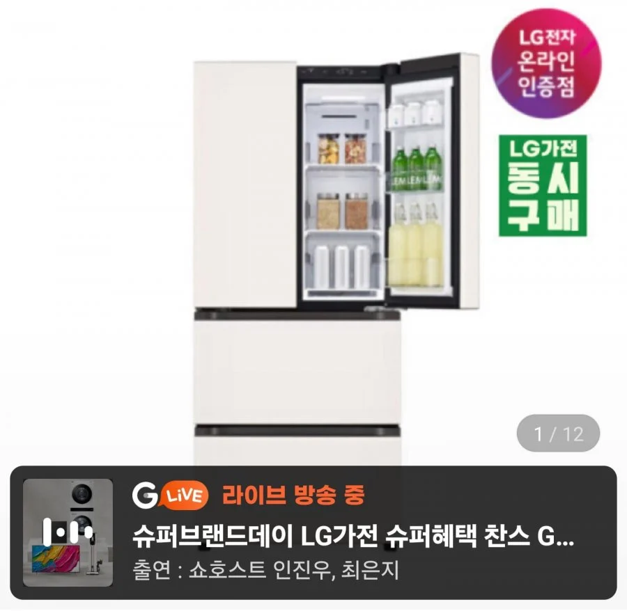 LG 디오스 오브제 김치톡톡 Z408MEEF23 스탠드형 김치냉장고 402L 냉장고