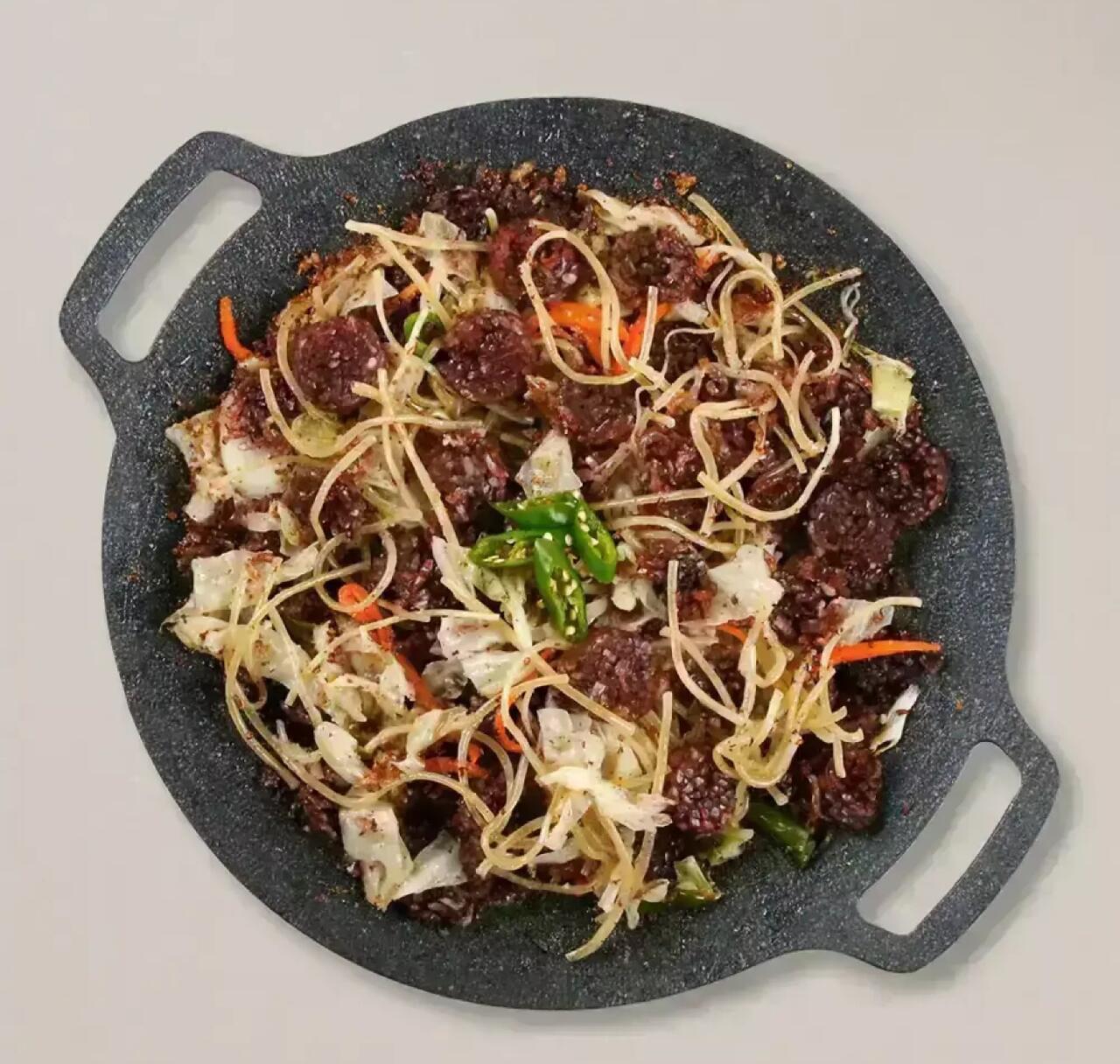 미림통통 백순대,양념순대 순대볶음 2인