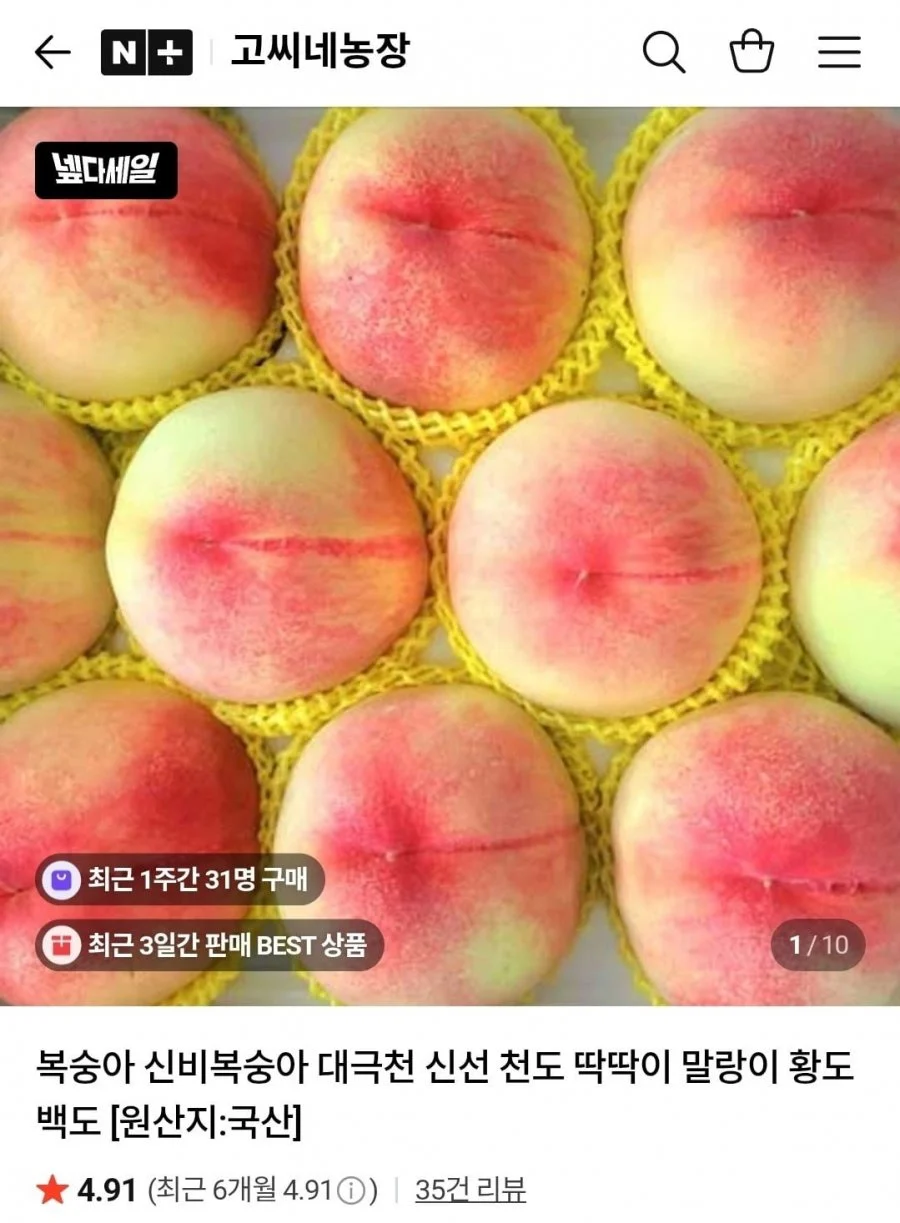 대극천 복숭아 중과 2kg