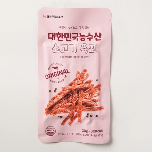 대한민국농수산 소고기 육포 20G 1봉