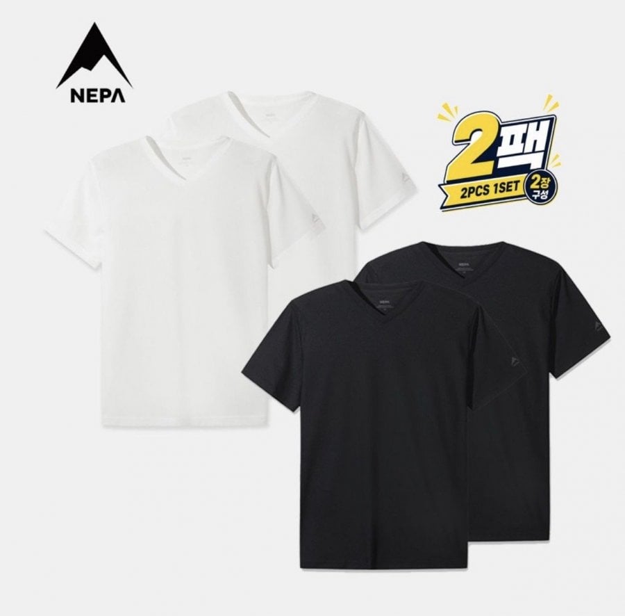 네파 기능성 냉감 아이스 쿨티셔츠 2Pack