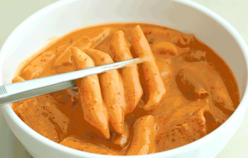 햄킷 떡볶이 3종 밀키트 1인분 즉석 오리지널 밀떡 어묵 국물 350g