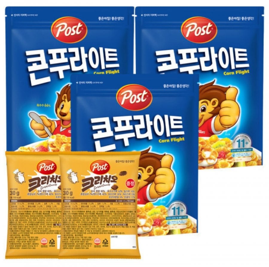 포스트 콘푸라이트 시리얼 600g 3개 +크리치오 30g 2개