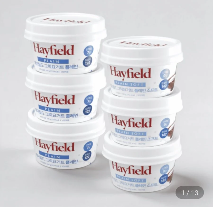 헤이필드 그릭요거트 플레인 100g 3개 + 플레인 소프트 100g 3개