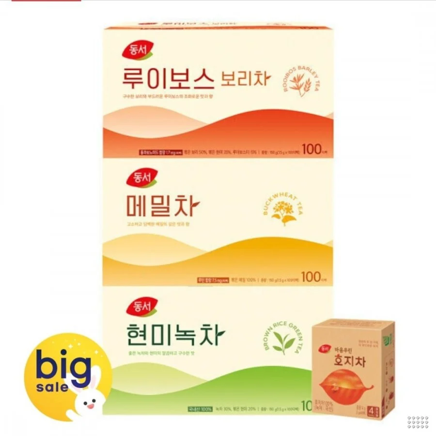 동서 메밀차 100T 외 2종 2개 골라담기