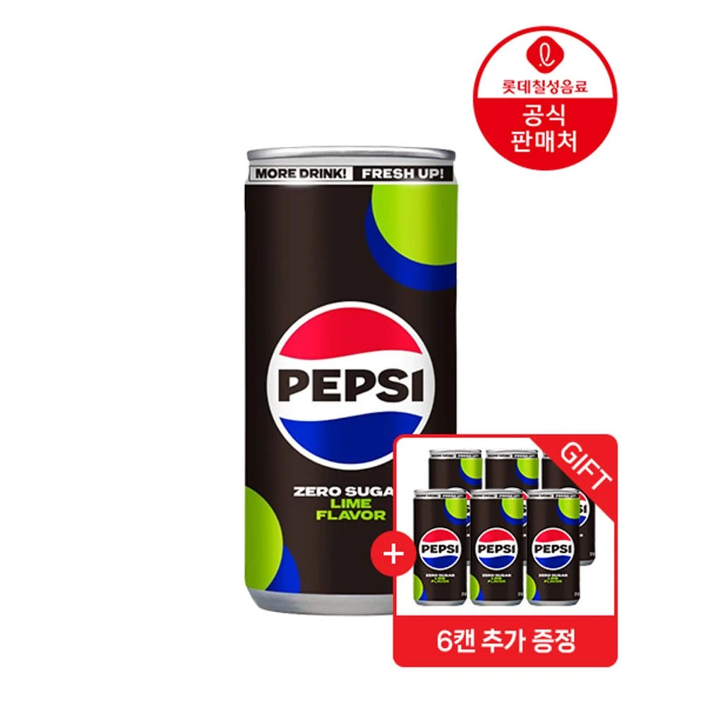 펩시제로슈거 라임향 310ml 24캔+6캔추가