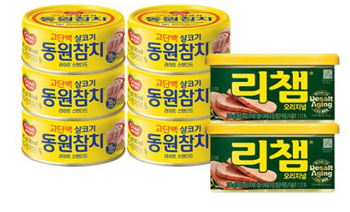 라이트스탠다드참치 85g 6개+리챔 200g 2개