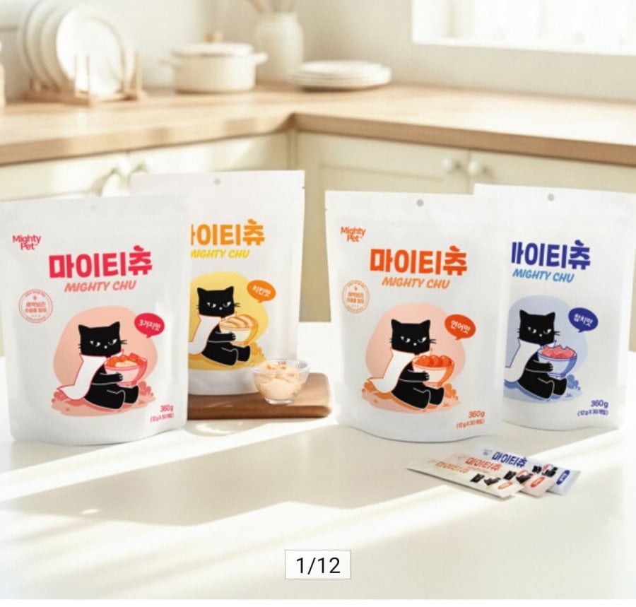 짜먹는 고양이 츄르 간식 마이티츄 30EA 2+1(총 90EA)