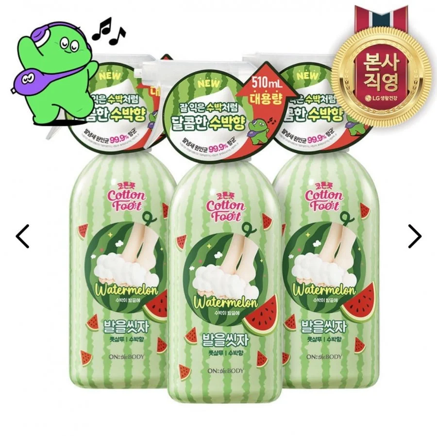 발을씻자 수박향 510ml 3개
