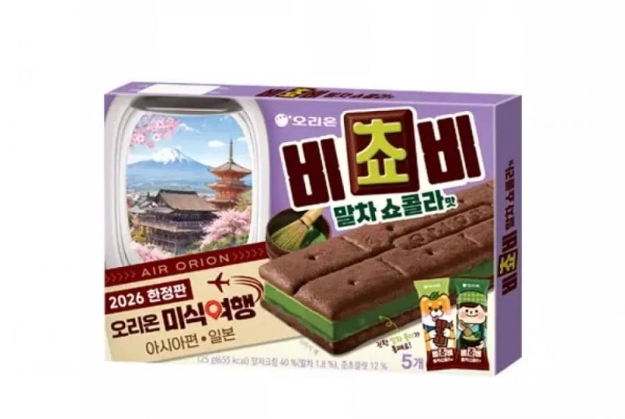 오리온 비쵸비 말차쇼콜라맛 6개