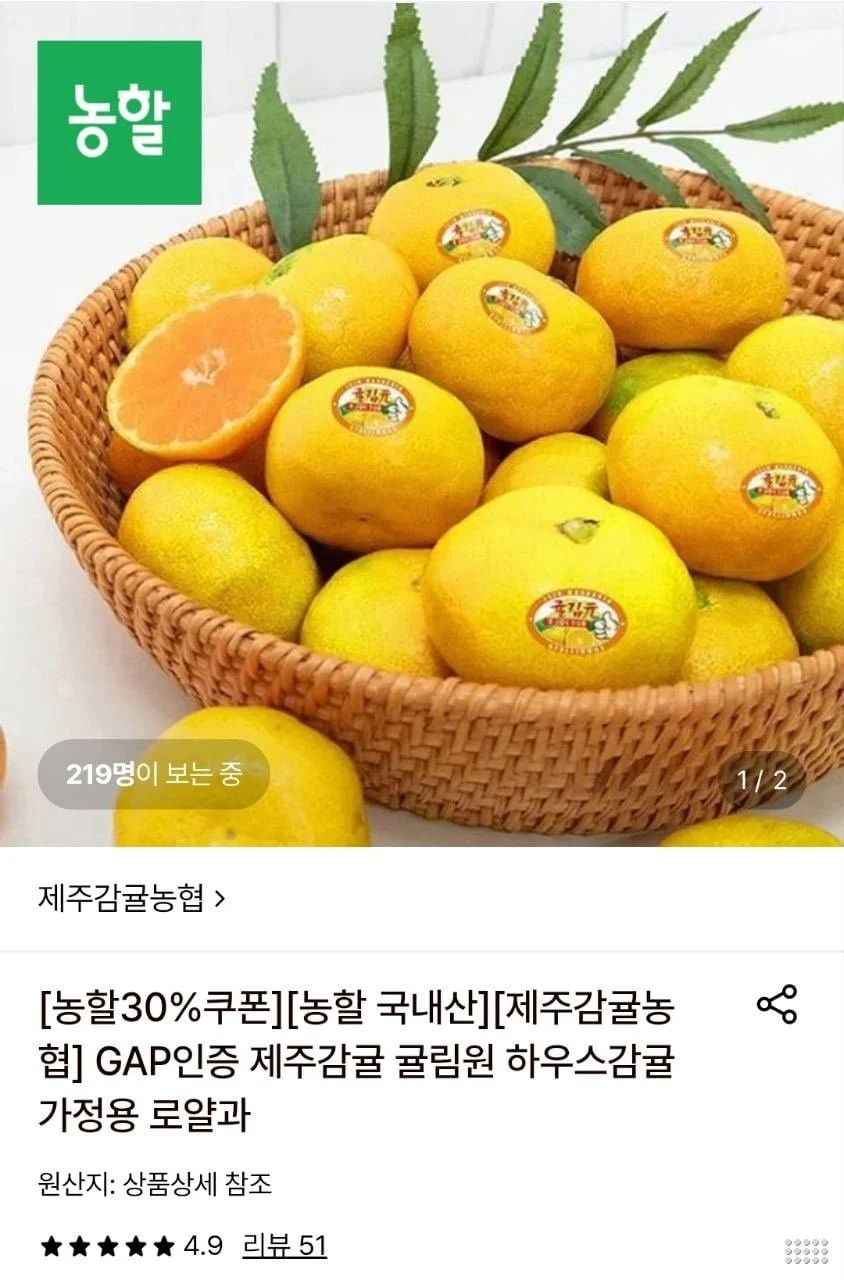 제주 하우스감귤 가정용 로얄과 귤림원 3kg