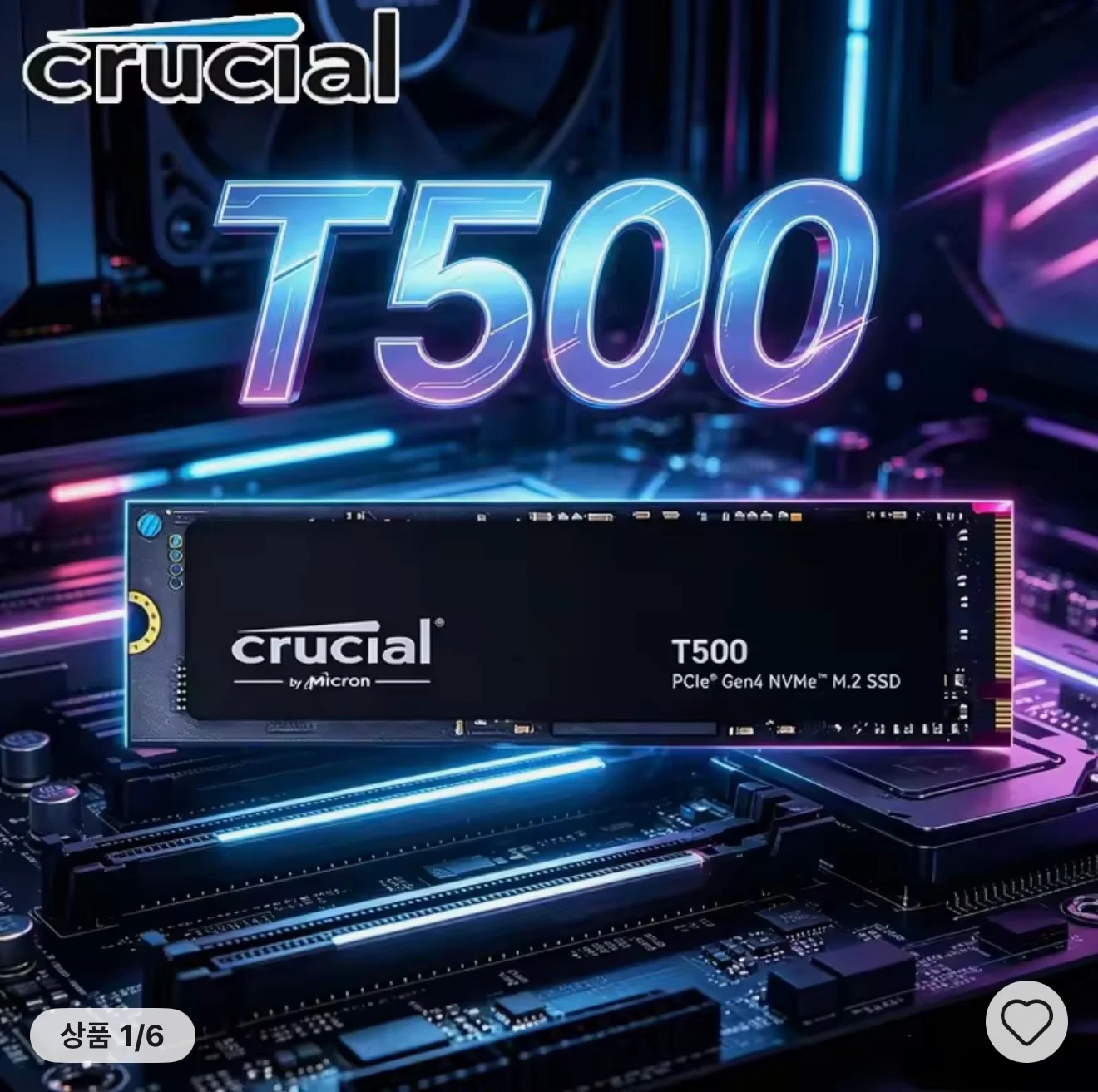 크루셜 T500 2TB SSD (직구)
