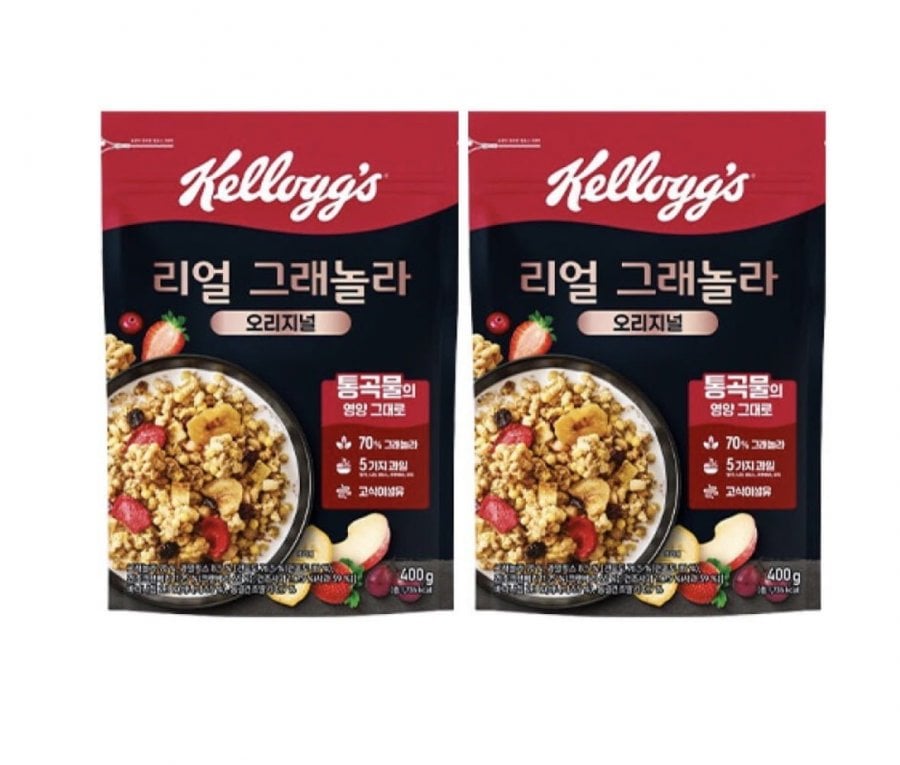 켈로그 리얼 그래놀라 400g 2개