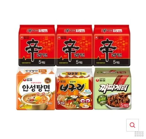농심 라면 30봉 골라담기