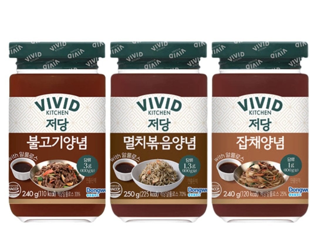 동원홈푸드 비비드 키친 저당 3종