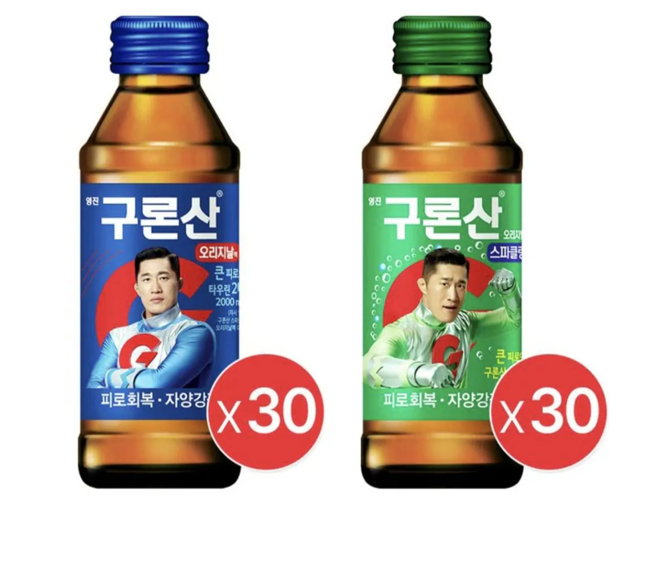 구론산 오리지날액 150ml 30병+스파클링 150ml 30병