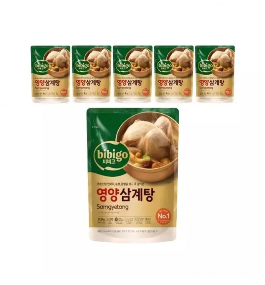 CJ 비비고 영양삼계탕 800g 6개