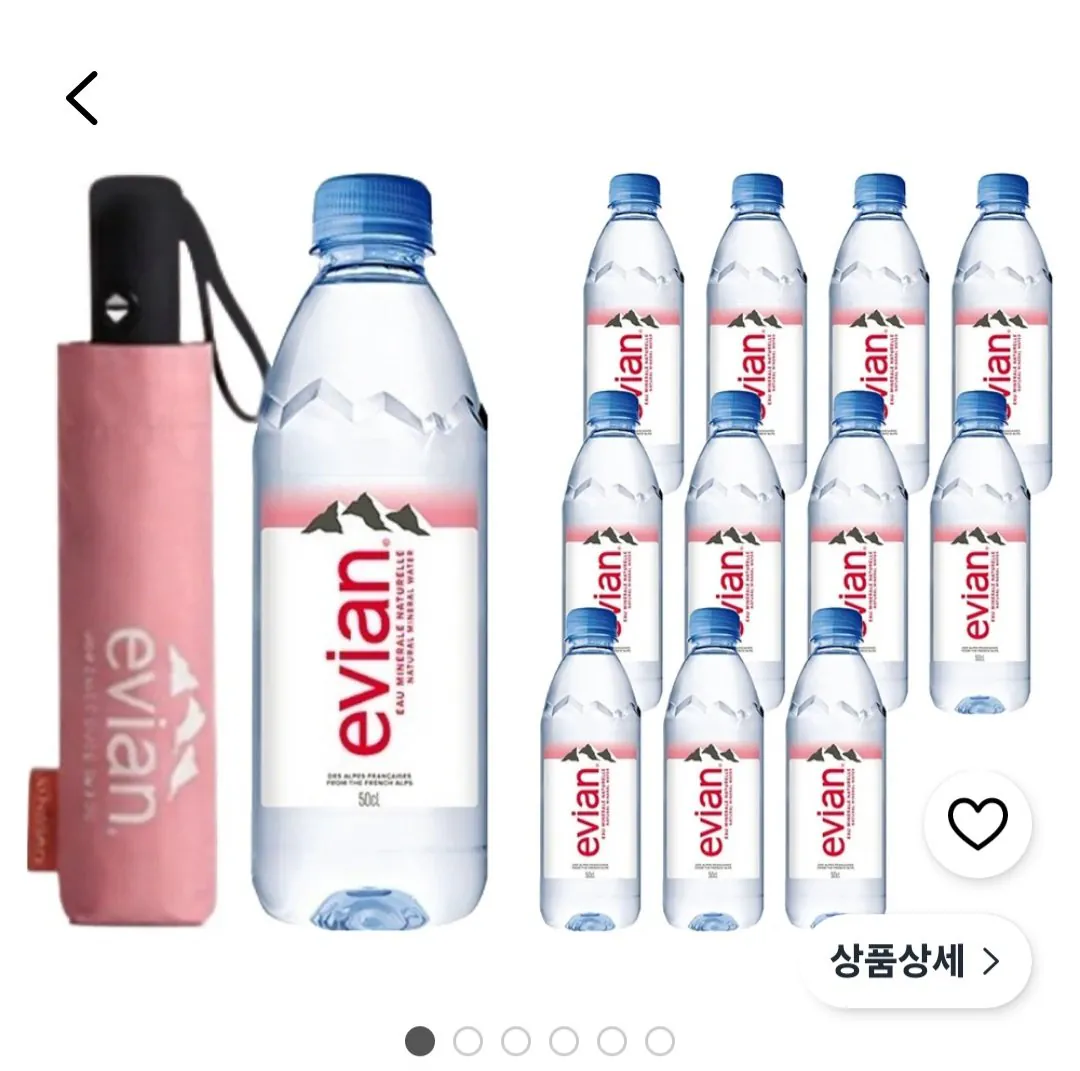 에비앙 생수 500ml x 12p + 우산 증정