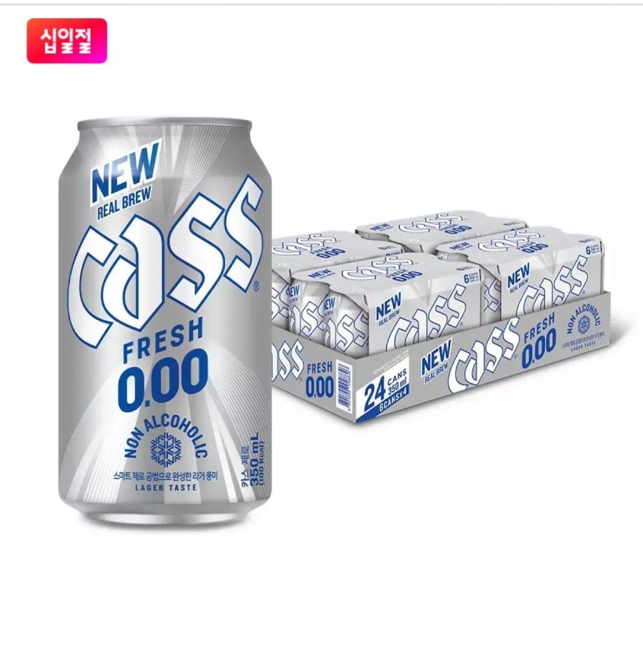 카스0.00 제로 350ml 24캔 논알콜맥주