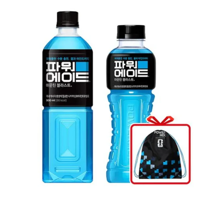 파워에이드 마운틴블라스트 600ml 20입 + 900ml 12입+슈즈백 증정 (쓱클럽)
