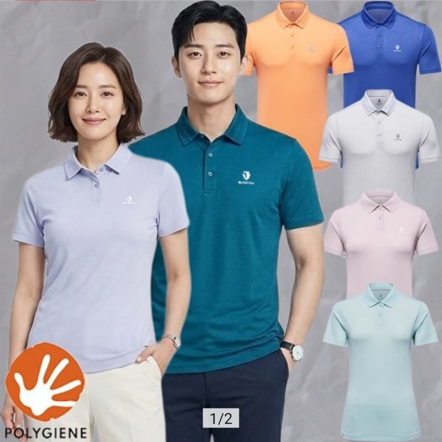 블랙야크 친환경 기능성 반팔 카라티
