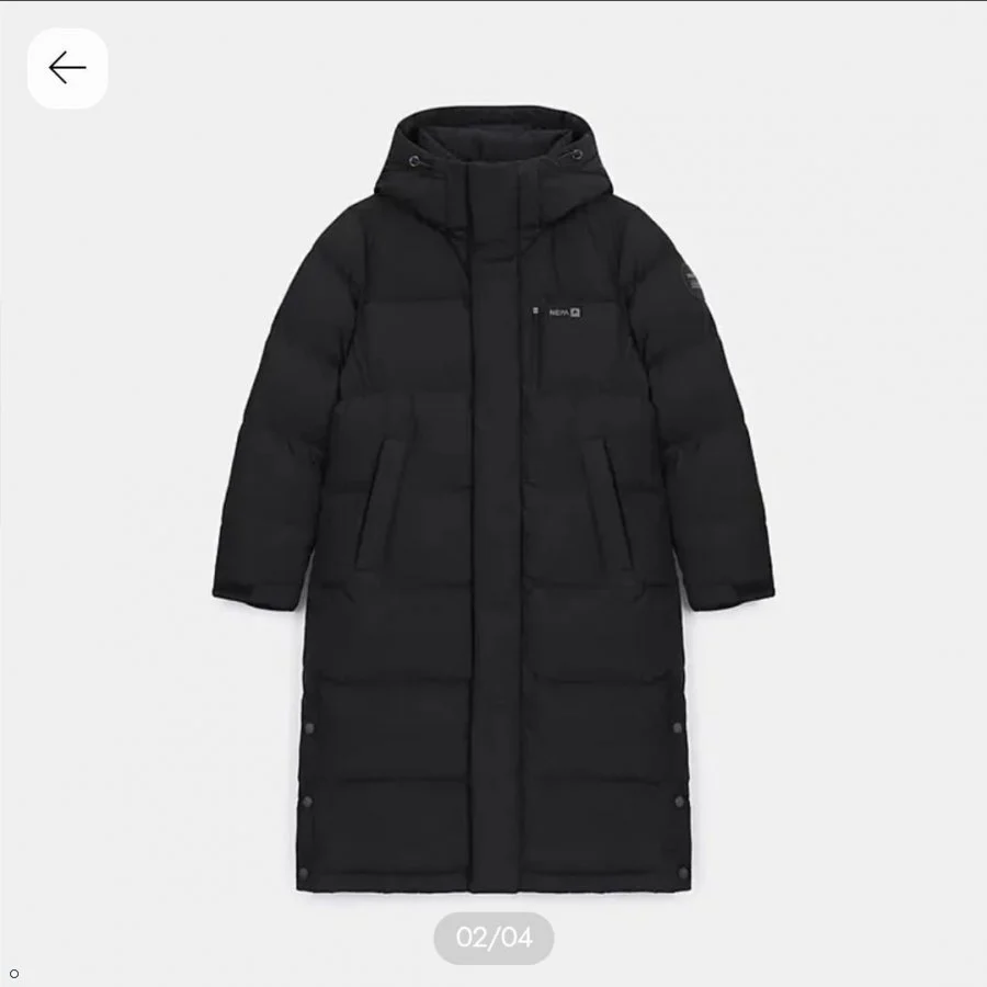 네파 7LG2021 공용 사이폰 최장길이 롱 다운 자켓