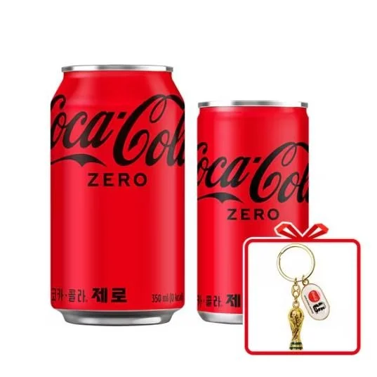 코카콜라 제로 350ml*24입 + 코카콜라 제로 190ml*30입+월드컵 트로피 키링