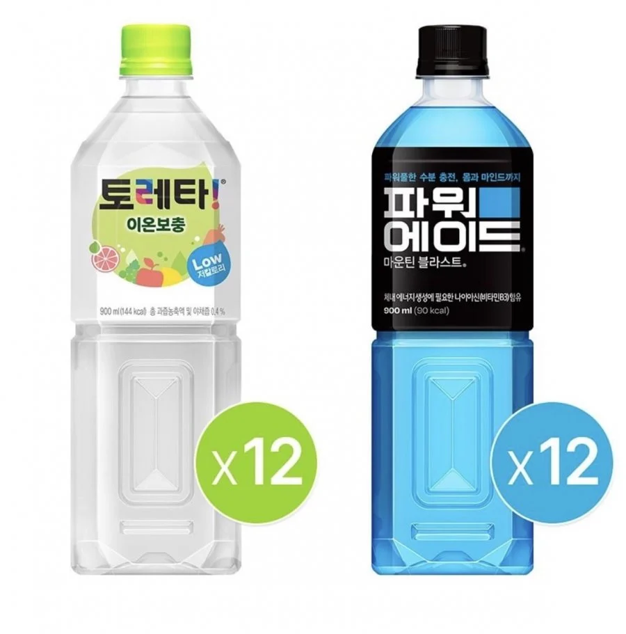토레타 900mlPET 12개+파워 마운틴블라스트 900PET 12개