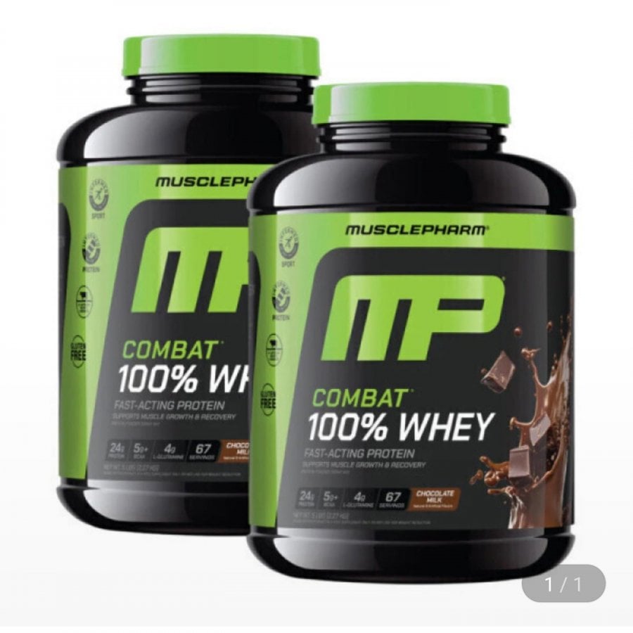 머슬팟 컴뱃100% 웨이 초콜렛 밀크 2.27kg 2통