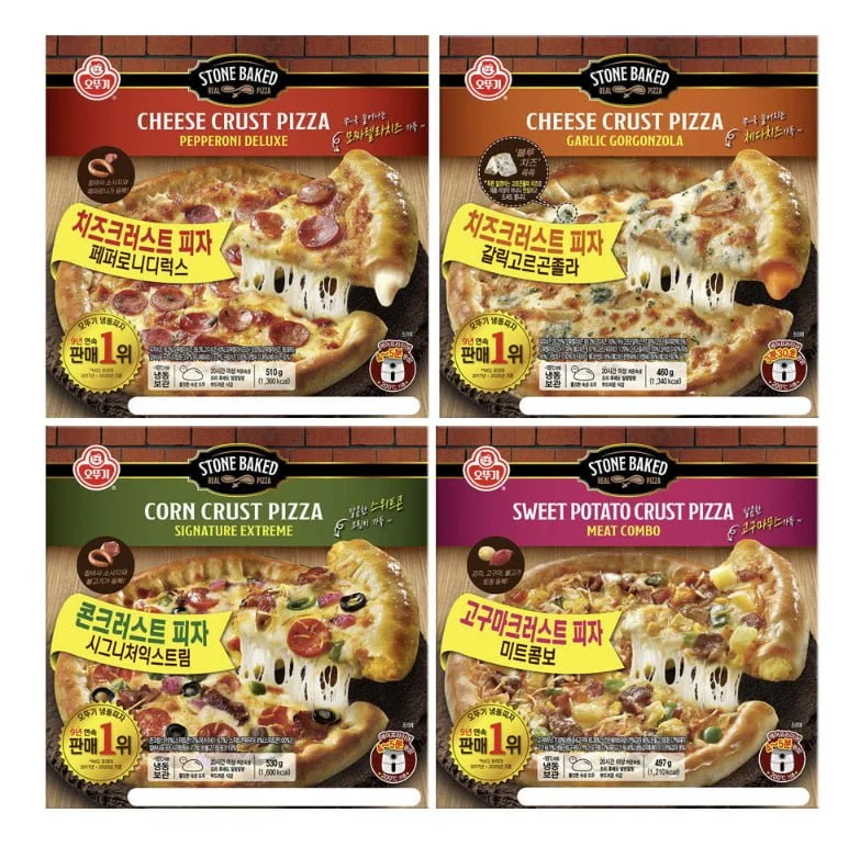 오뚜기 크러스트 피자 4종