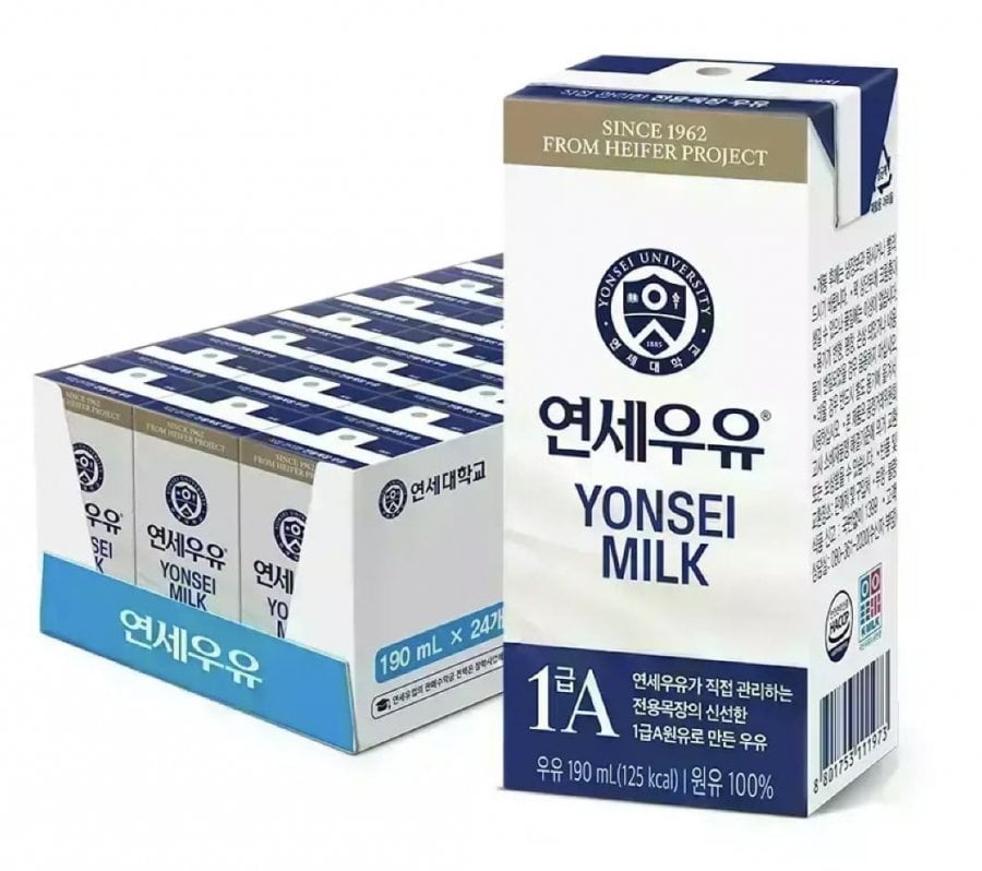 연세 멸균 우유 190ml x 24개입