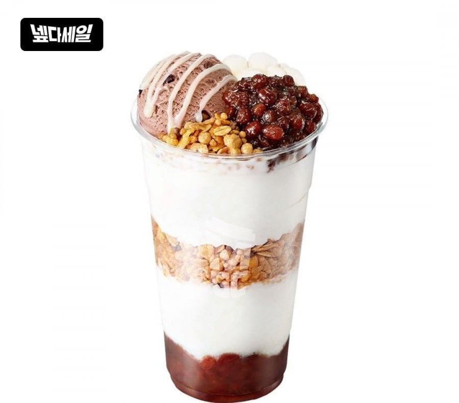 팥빙 젤라또 파르페