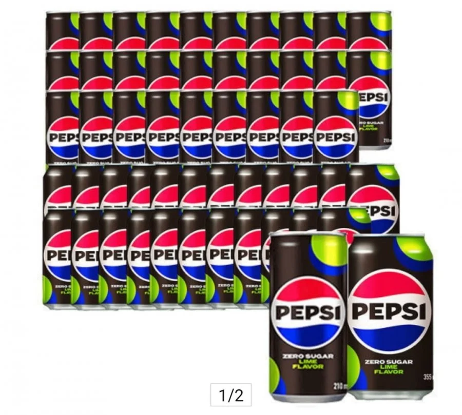펩시제로 210ml 30캔+355ml 24캔