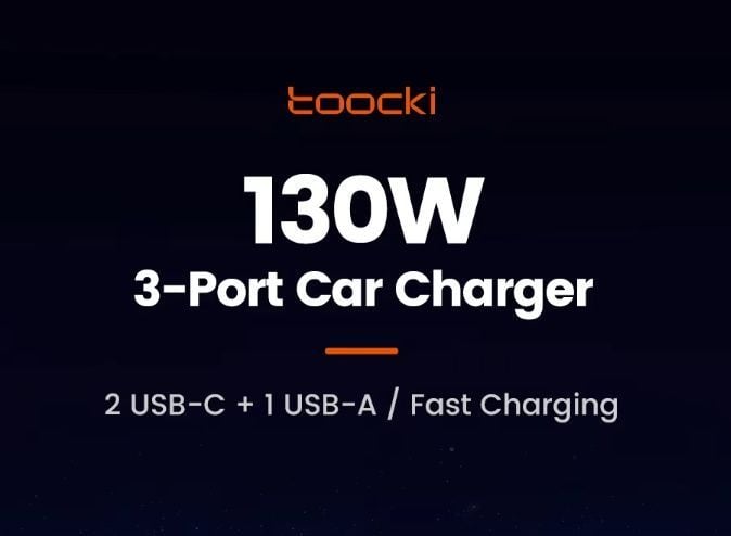 토키 130W USB-C 차량용 멀티충전기