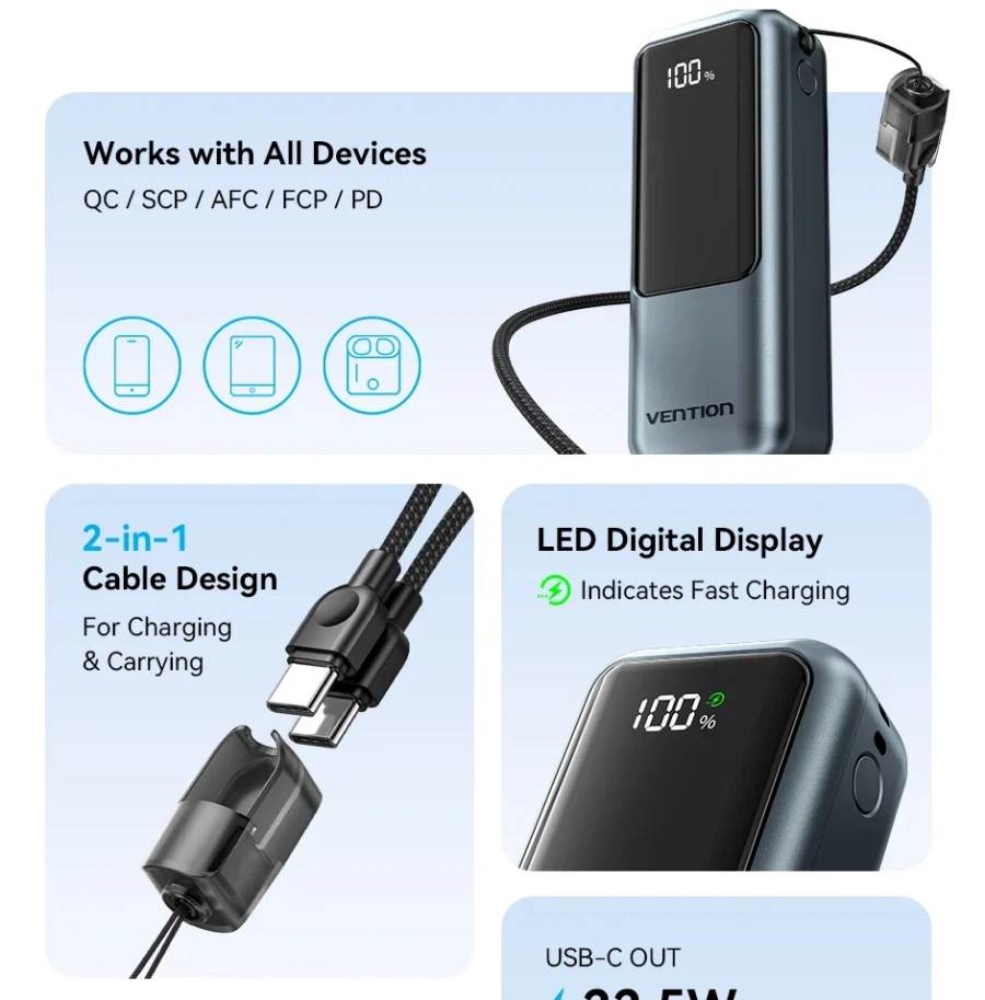 벤션 보조배터리 10000mAh