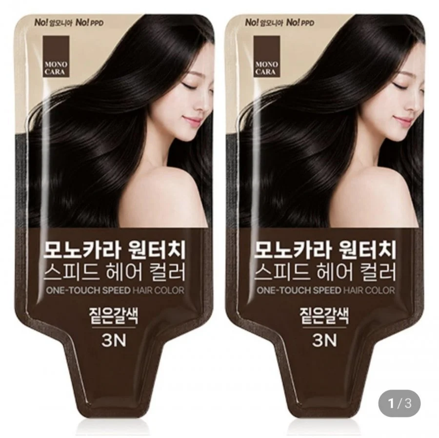 모노카라 새치염색약 30g 2개