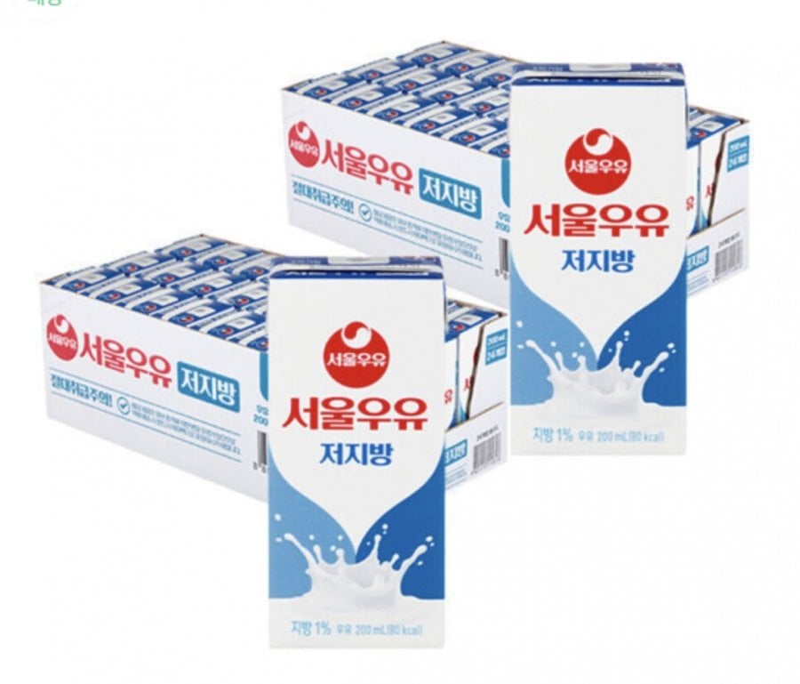 서울우유 저지방 멸균우유 200ml 48개입