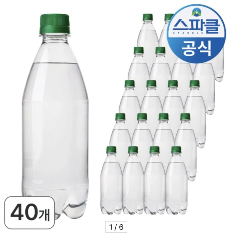 스파클 스파클링 탄산수 플레인 500ml 40병